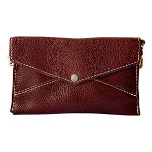 Portland Leather AP Nutmeg Envelope Convertible Crossbody - Brand New